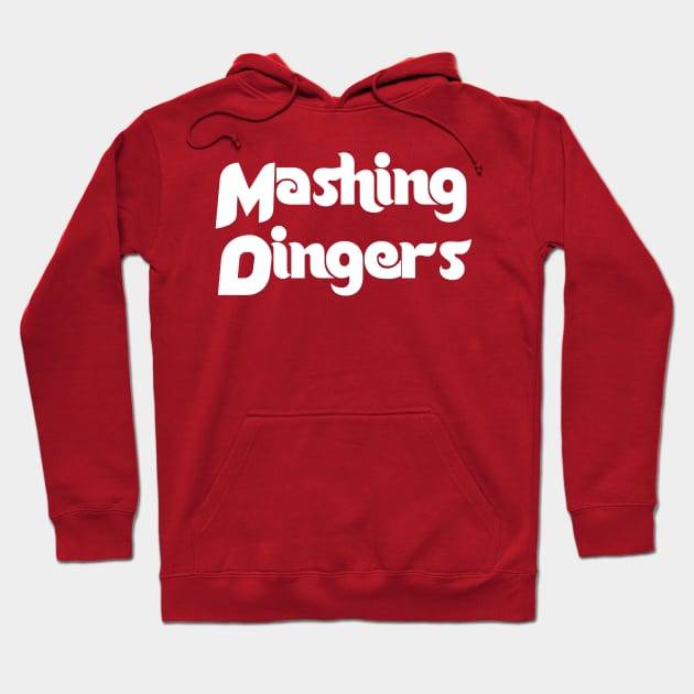 Philadelphia Phillies Mashing Dingers Shirt White Hoodie by jeffmcdev314